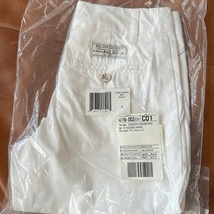 NWT Polo Ralph Lauren white chino shorts size 8